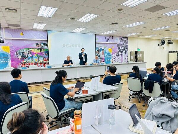 「2024第二屆諾大師海洋大數據競賽工作坊」海委會主任秘書劉國列勉勵青年學子