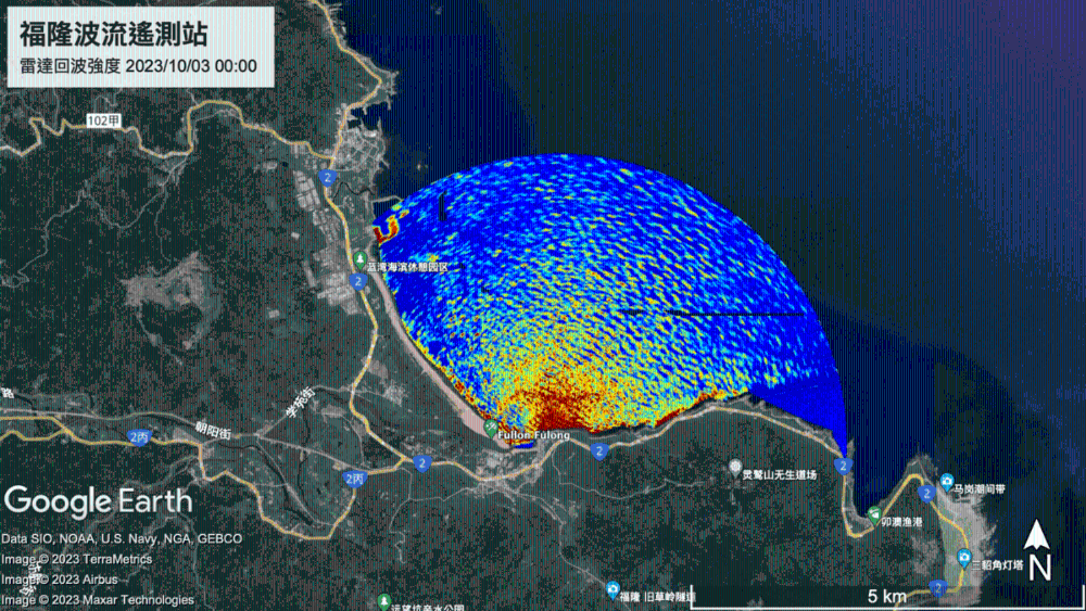 水文東部-福隆波流遙測站